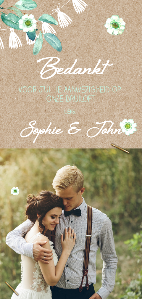 Houten gastenboek bruiloft