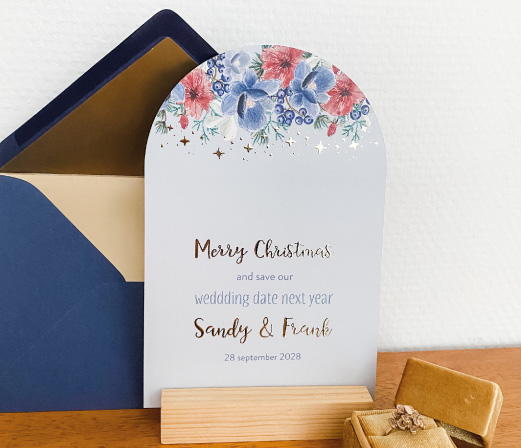 kerst save the date tips